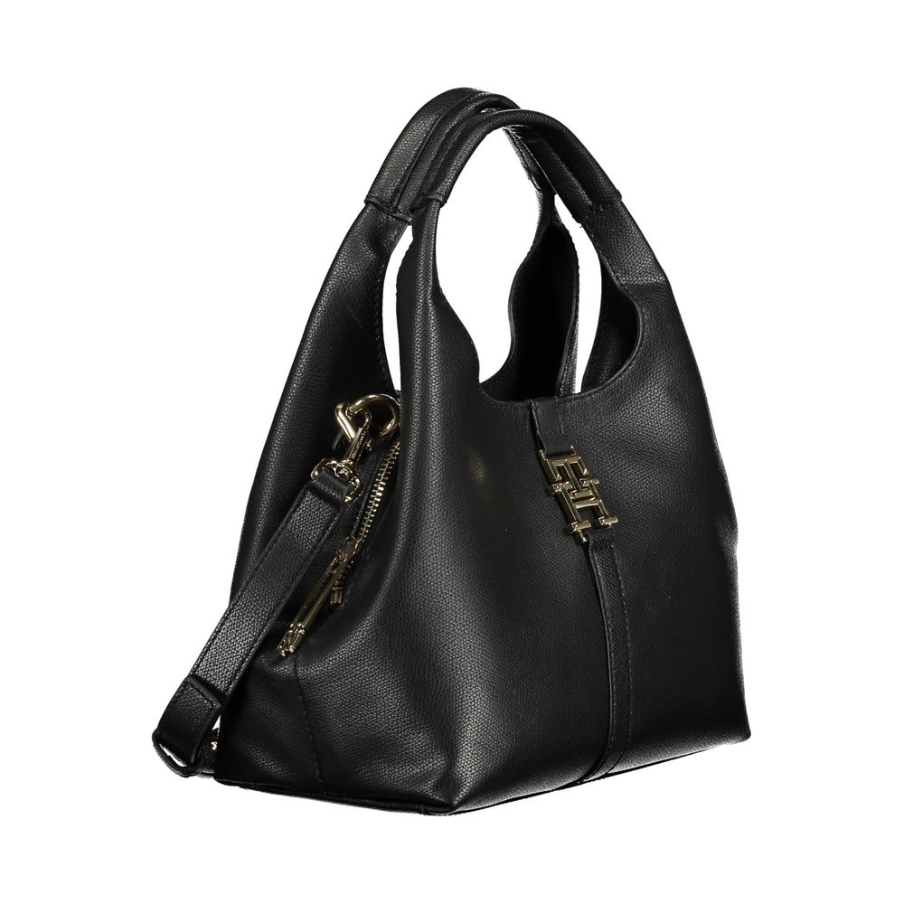 Bolso de mano Tommy Hilfiger de polietileno negro para mujer