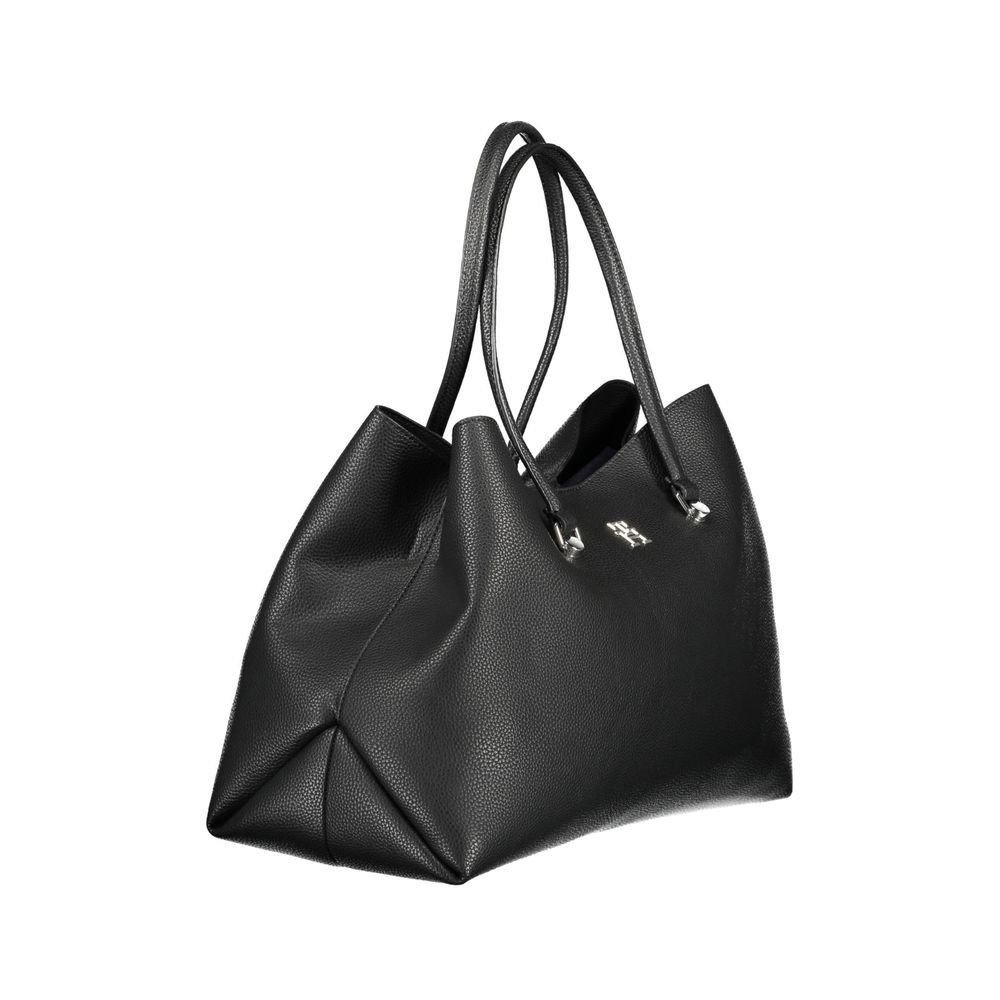 Bolso de mano Tommy Hilfiger de poliéster negro para mujer
