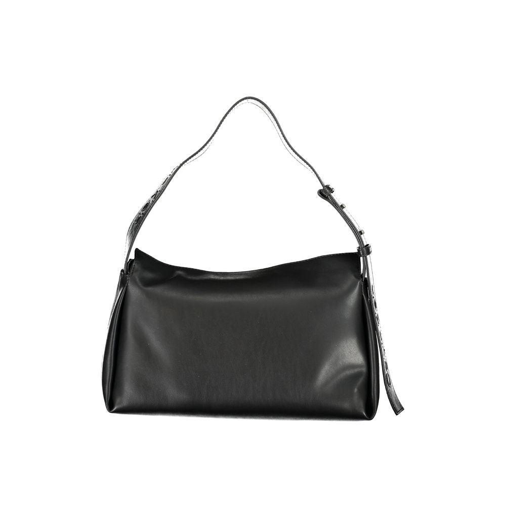 Bolso de mano de poliéster negro de Calvin Klein