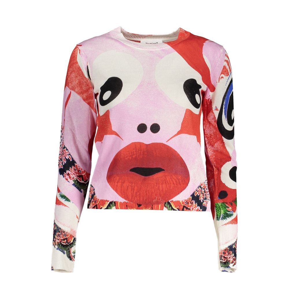 Suéter de viscosa rosa para mujer de Desigual