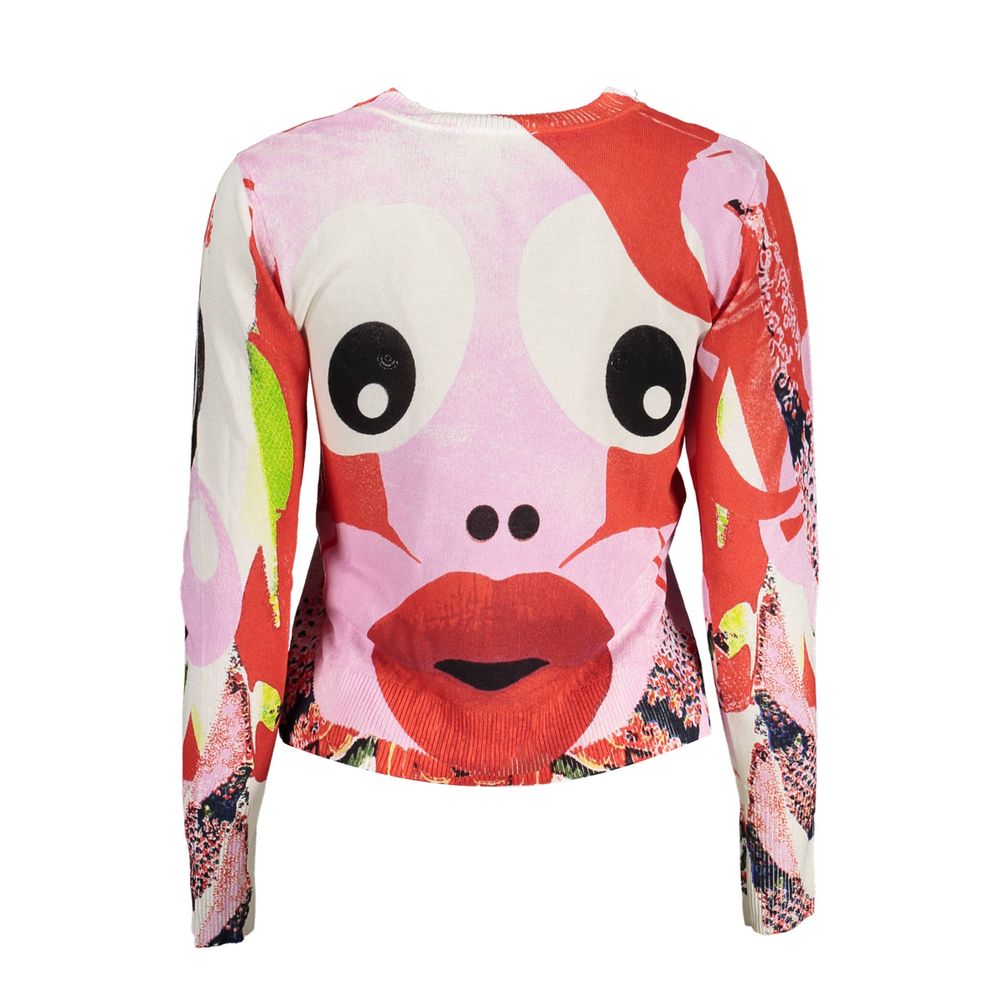 Suéter de viscosa rosa para mujer de Desigual
