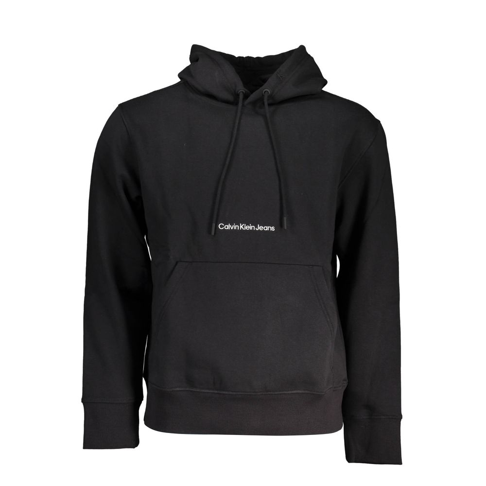 Suéter de algodón negro de Calvin Klein para hombre