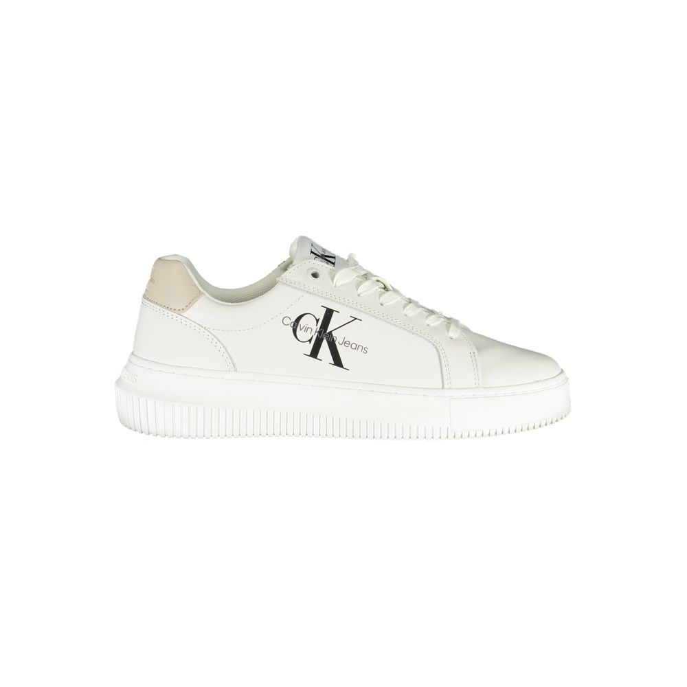 Calvin Klein Bianco Leather Women Sneaker