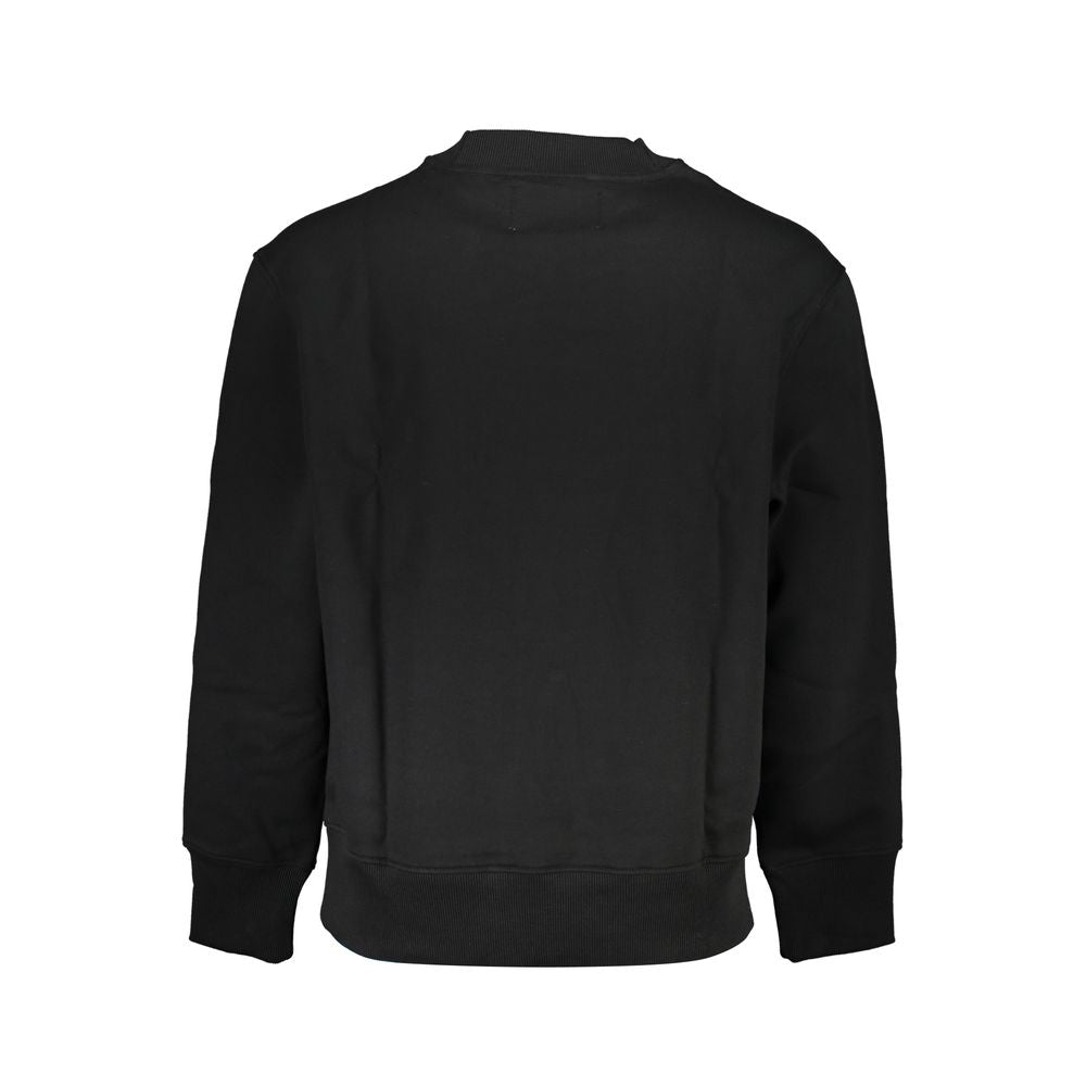 Suéter de algodón negro de Calvin Klein para hombre