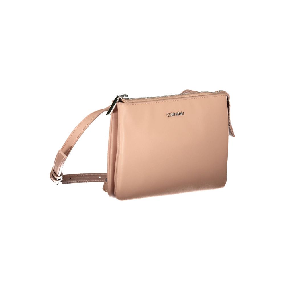 Bolso de mano de poliéster rosa para mujer de Calvin Klein