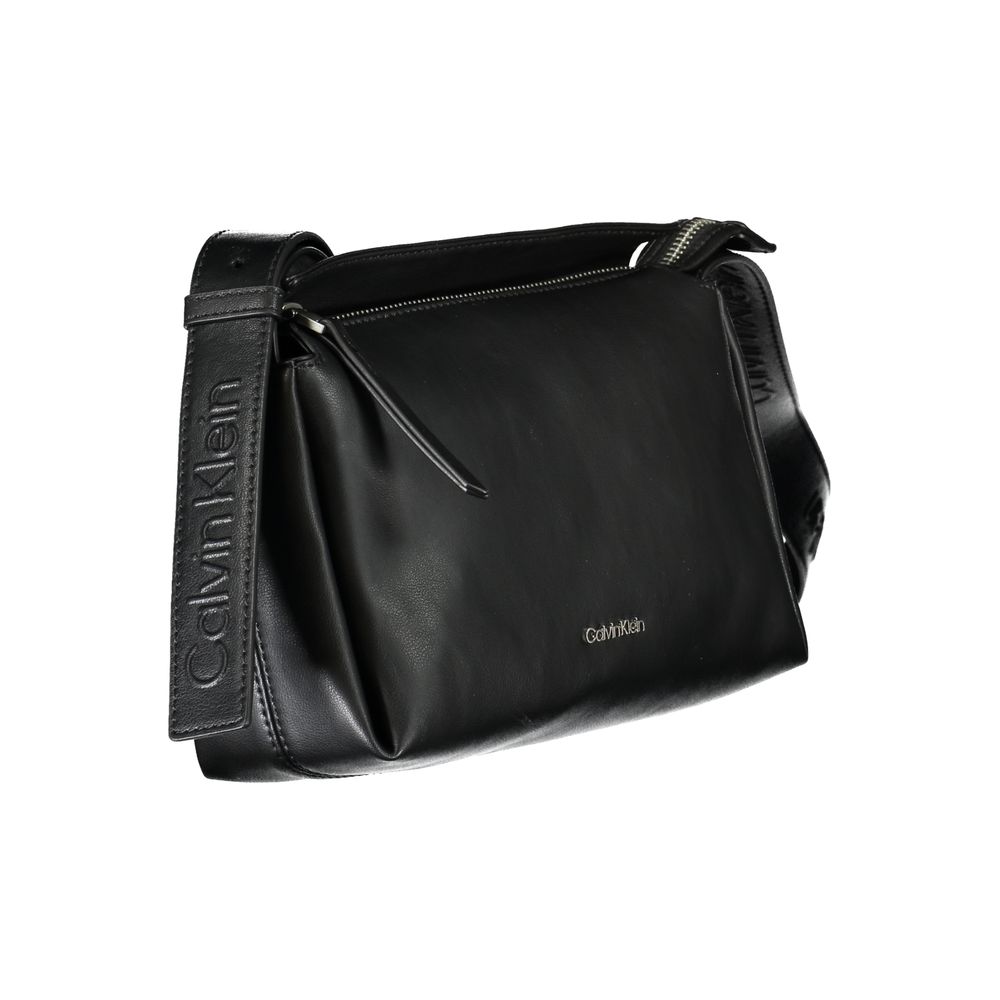 Bolso de mano de poliéster negro de Calvin Klein