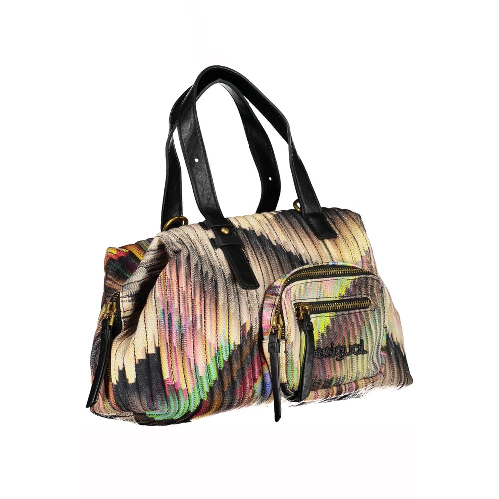 Bolso de mano Desigual de poliéster negro