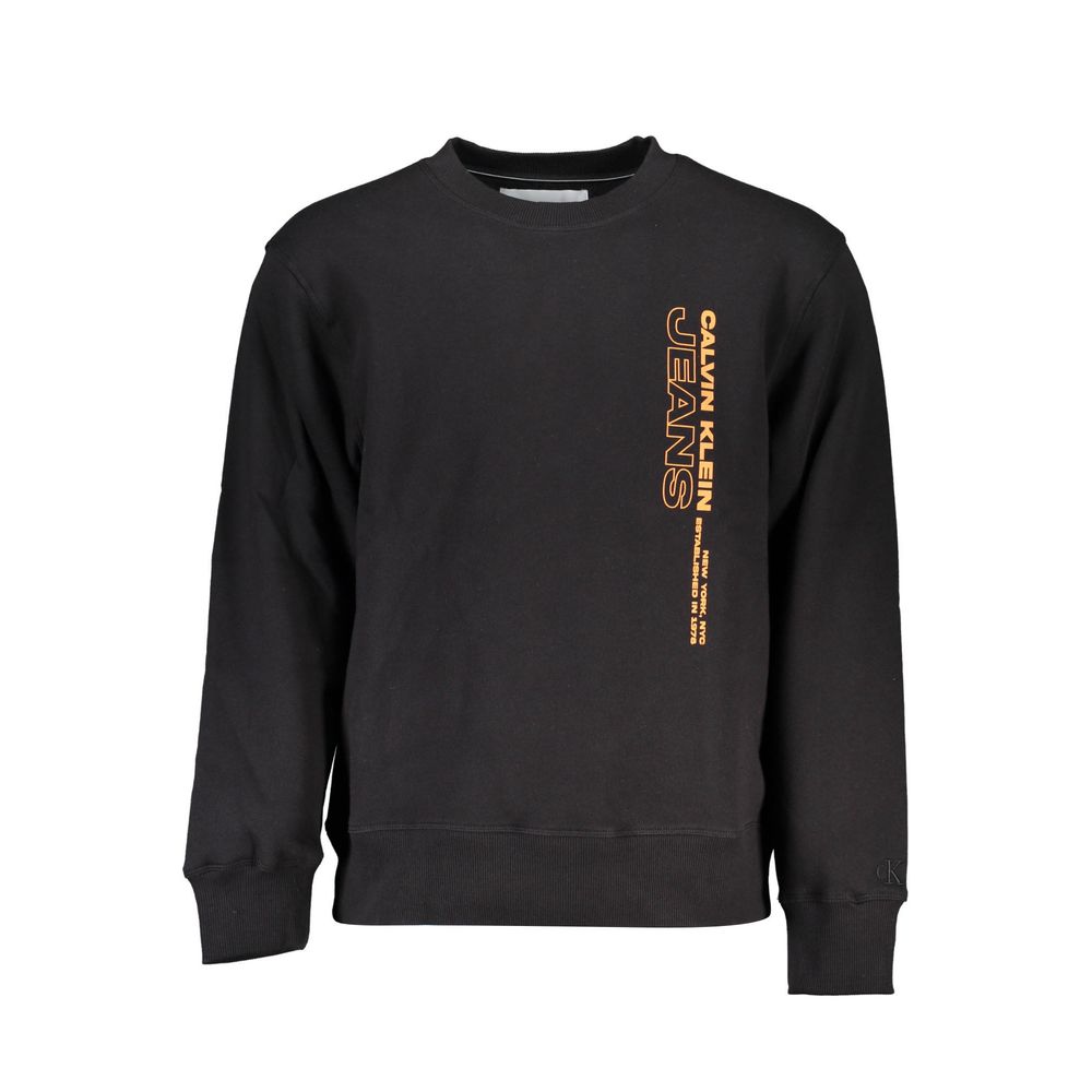 Suéter de algodón negro de Calvin Klein para hombre