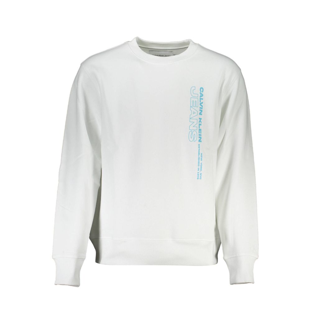 Suéter de algodón blanco de Calvin Klein para hombre