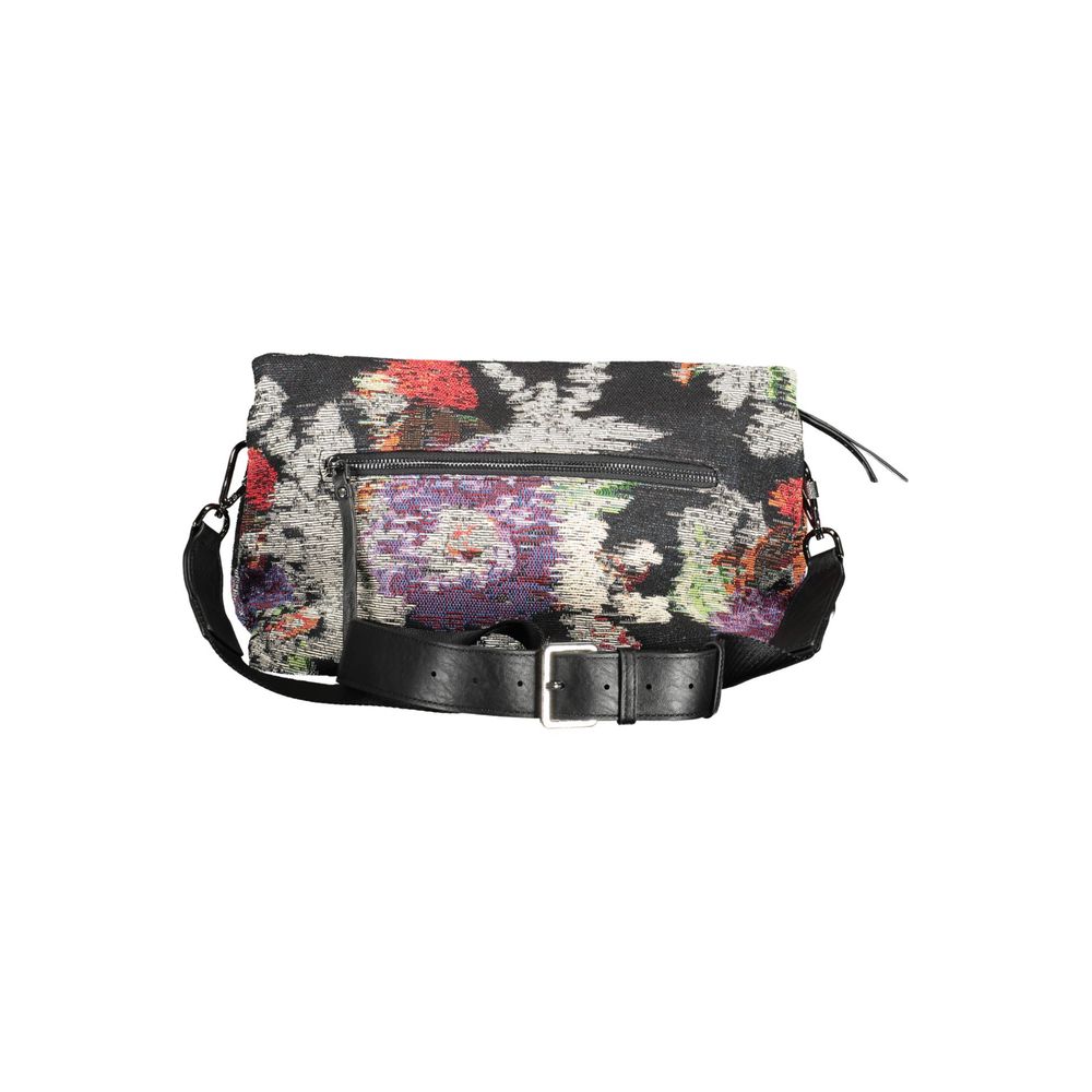Bolso de mano Desigual de poliéster negro para mujer