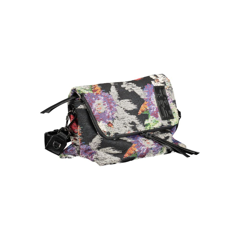 Bolso de mano Desigual de poliéster negro para mujer