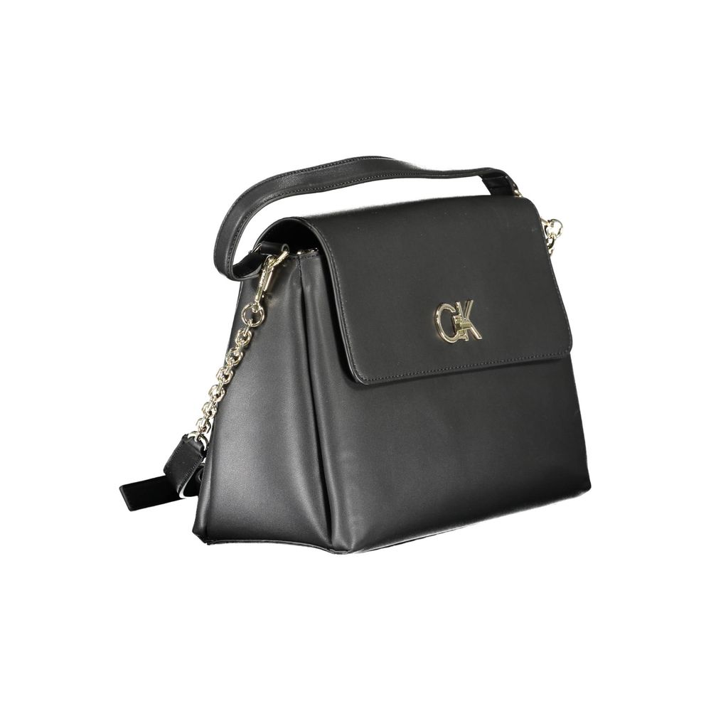 Bolso de mano Calvin Klein de poliéster negro para mujer
