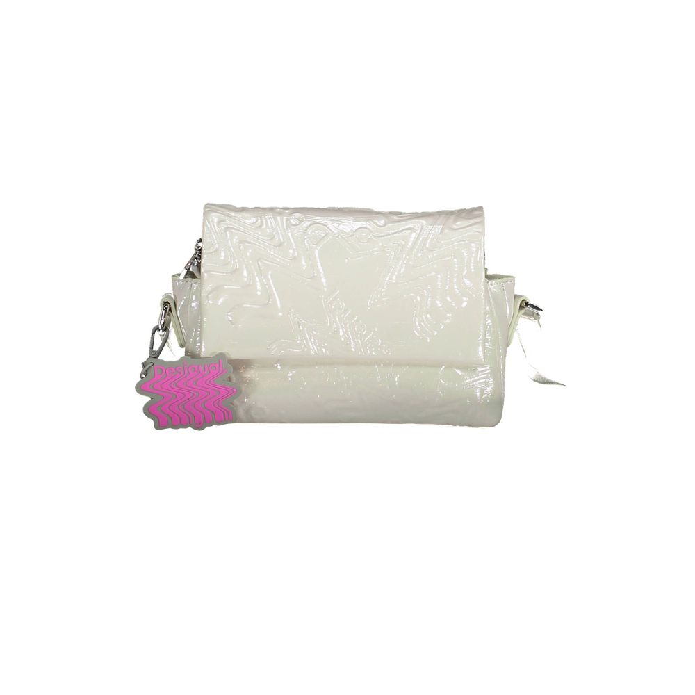 Bolso de mano para mujer Desigual de polietileno blanco