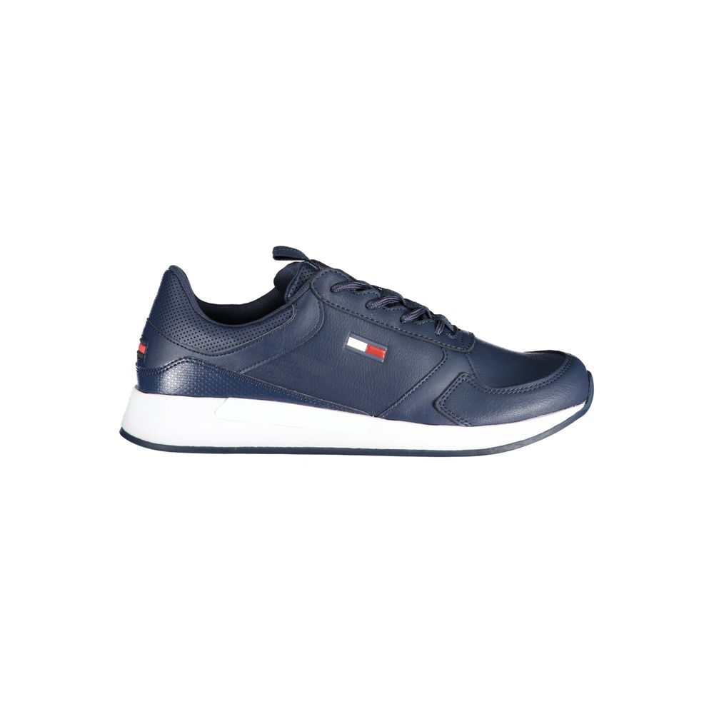 Tommy Hilfiger Blue Polyurethane Men Sneaker