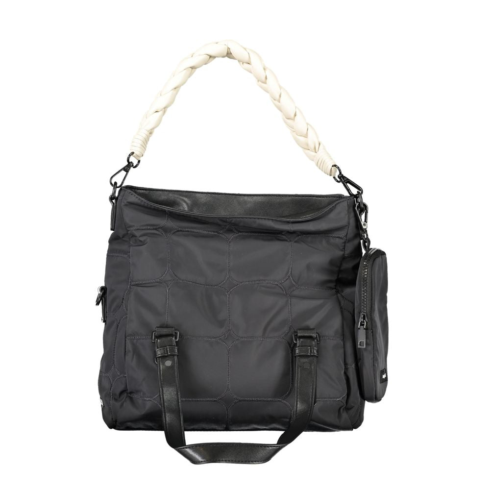 Bolso de mano Desigual de poliéster negro