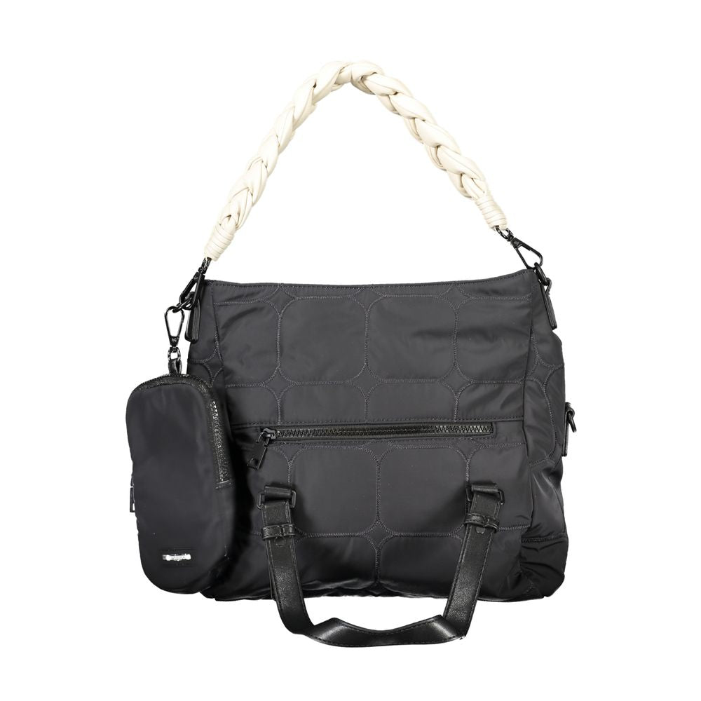 Bolso de mano Desigual de poliéster negro