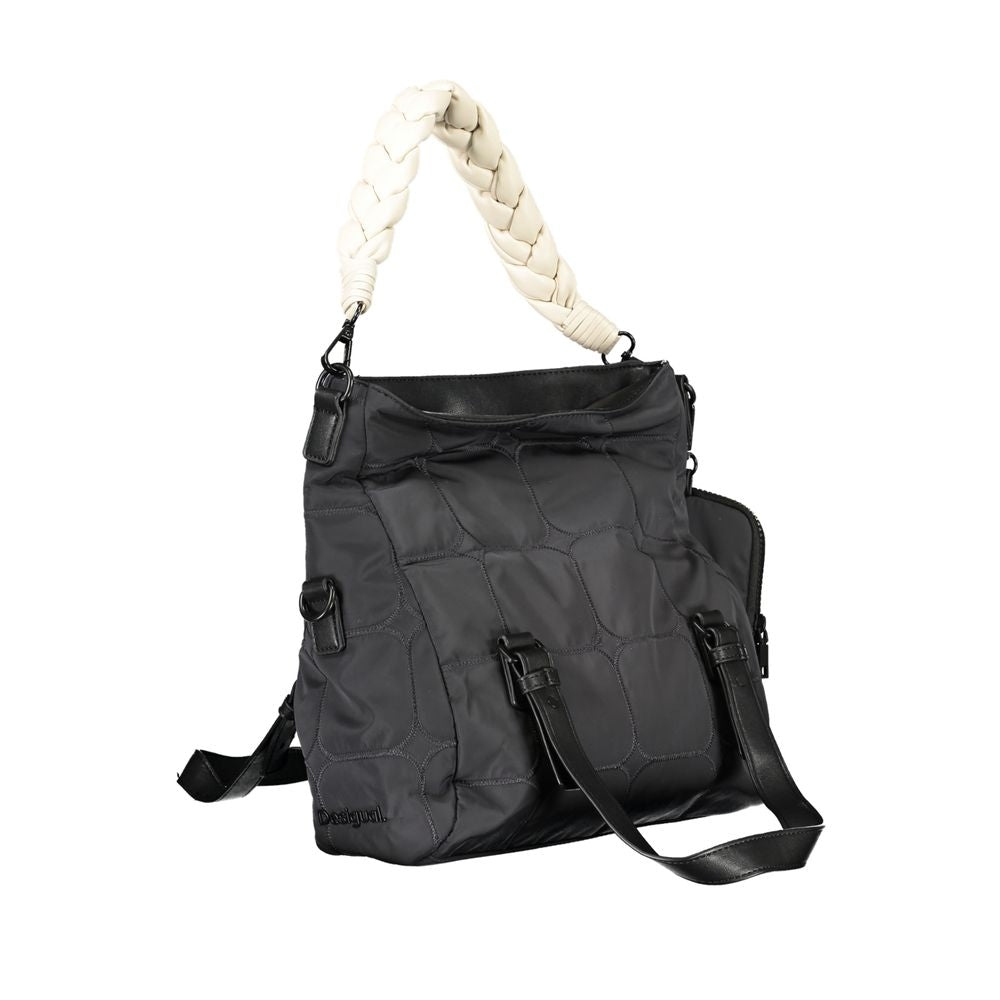 Bolso de mano Desigual de poliéster negro