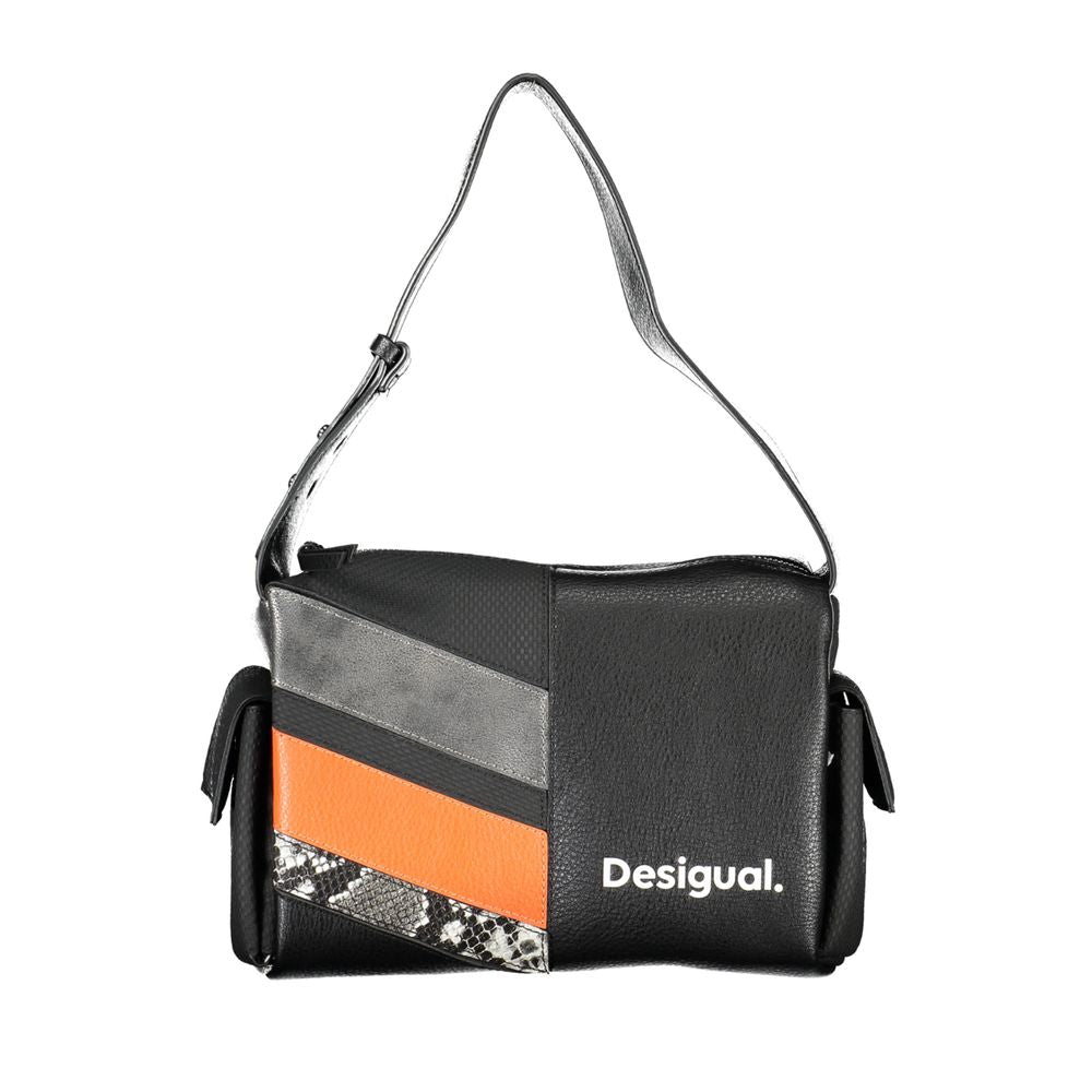 Bolso de mano Desigual de polietileno negro