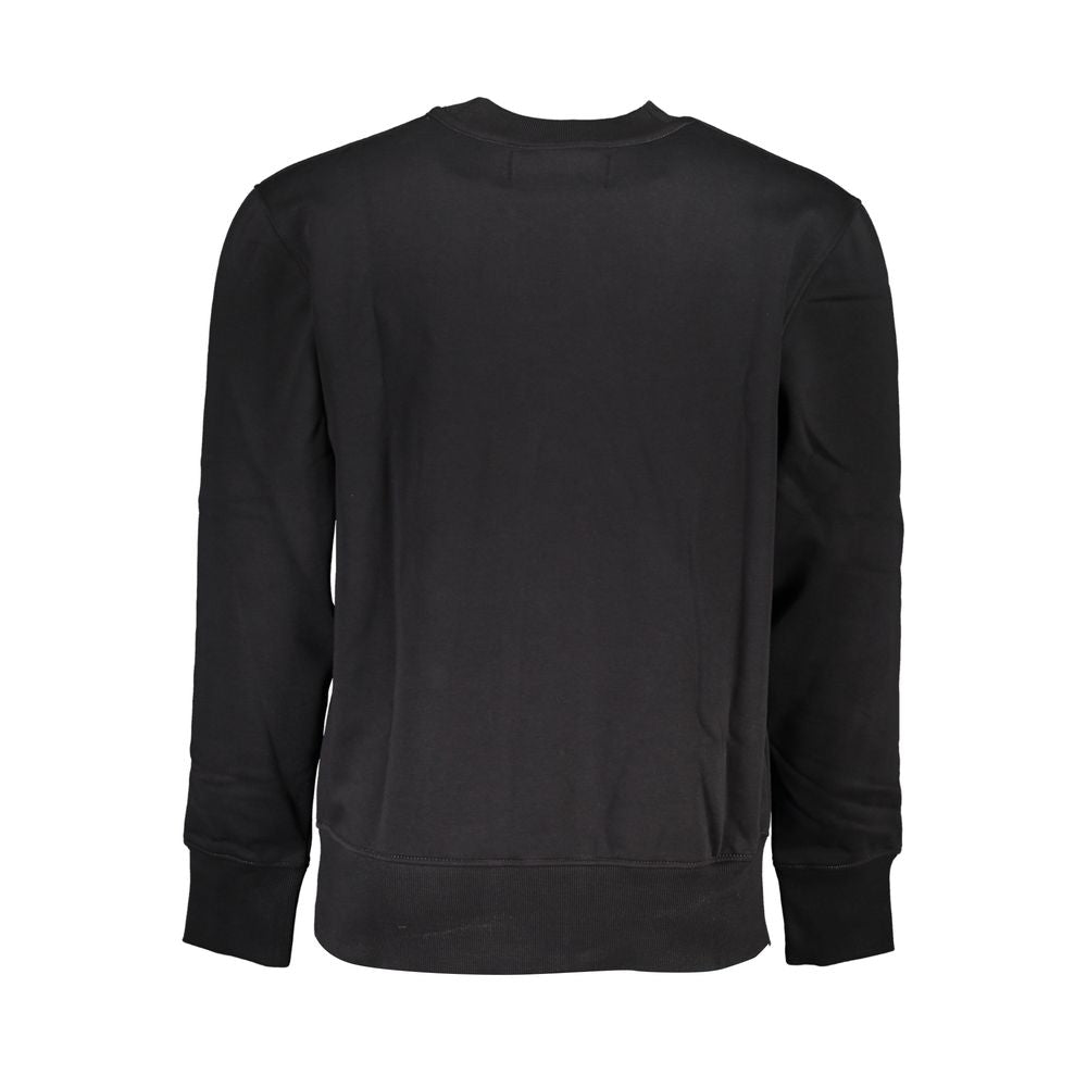 Suéter de algodón negro de Calvin Klein para hombre