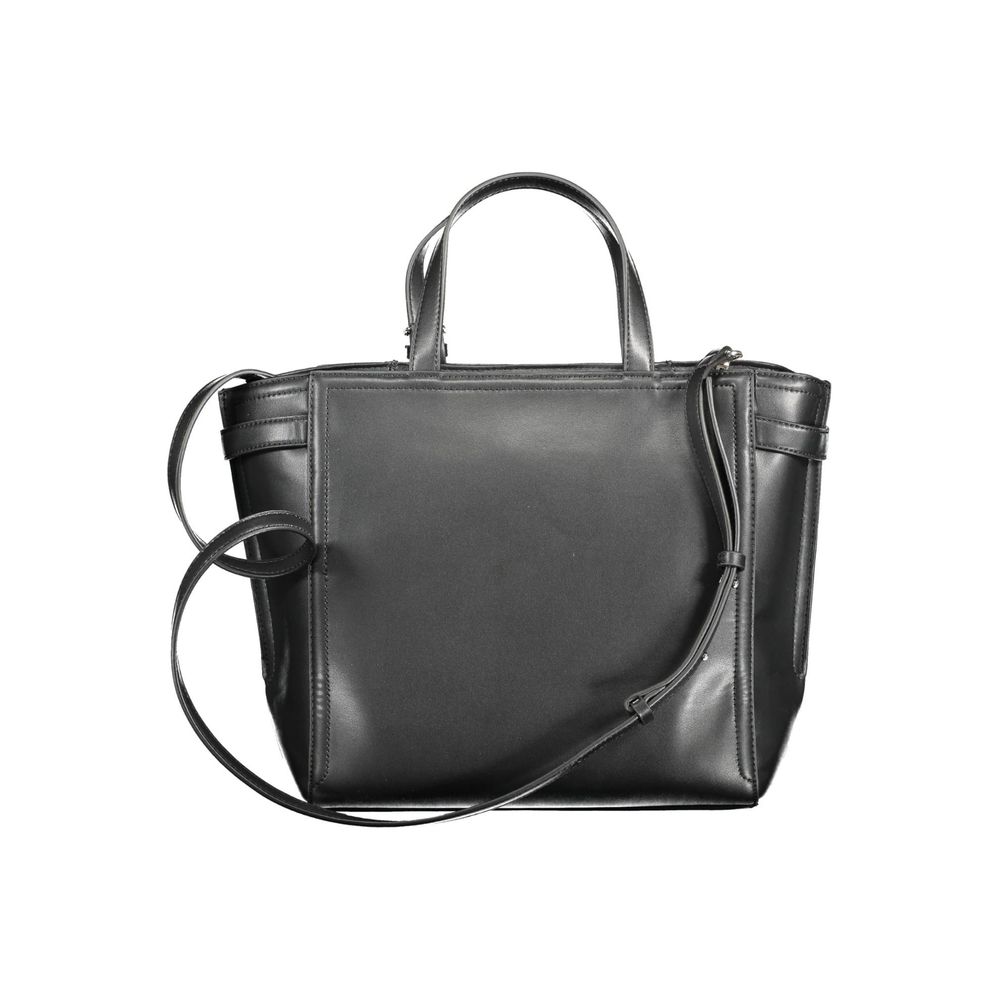 Bolso de mano Calvin Klein de poliéster negro para mujer