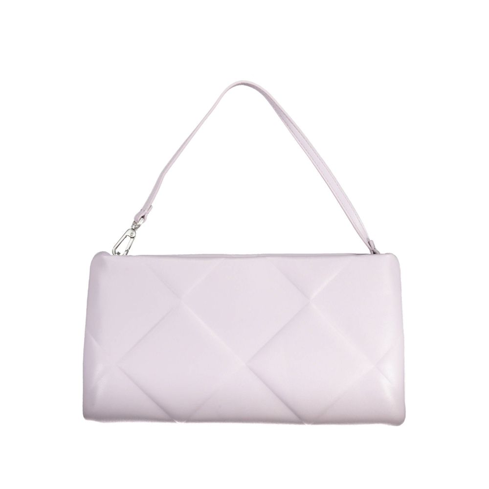 Bolso de mano de poliéster morado de Calvin Klein