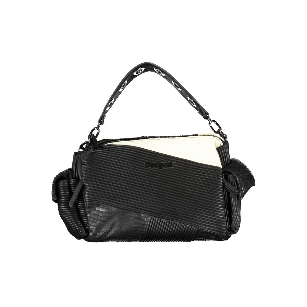 Bolso de mano Desigual de polietileno negro
