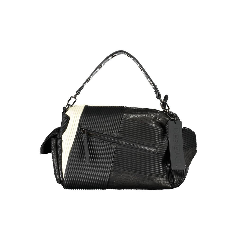 Bolso de mano Desigual de polietileno negro