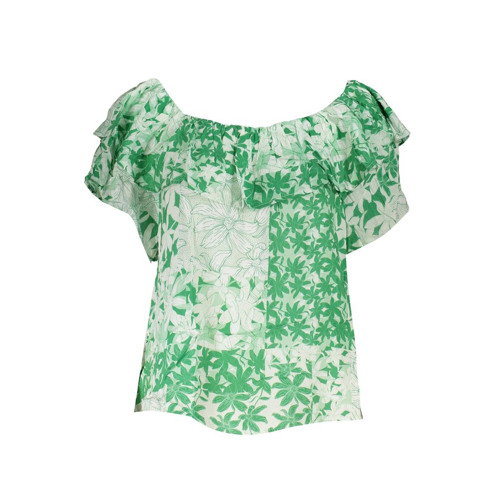 Desigual Verde Cotton Women T-Shirt