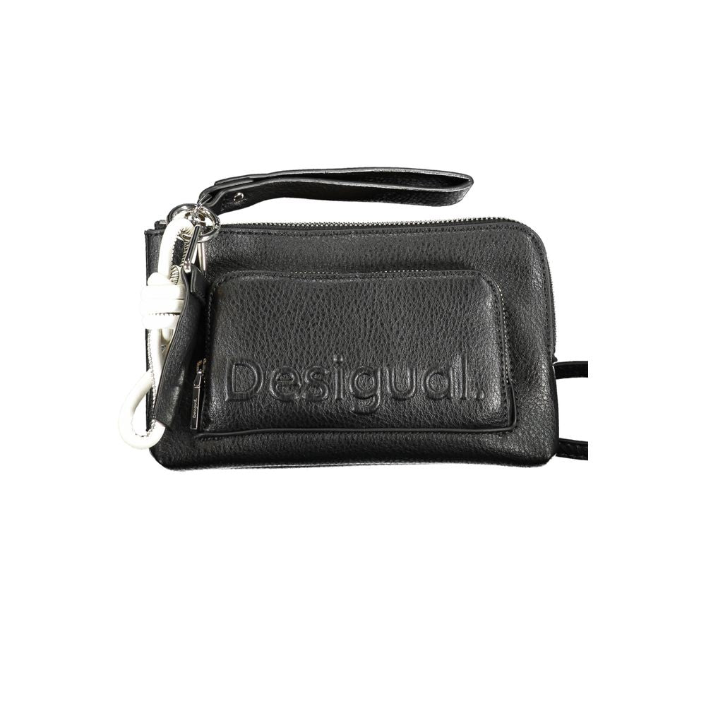 Bolso de mano Desigual de polietileno negro