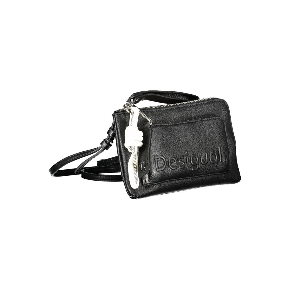 Bolso de mano Desigual de polietileno negro