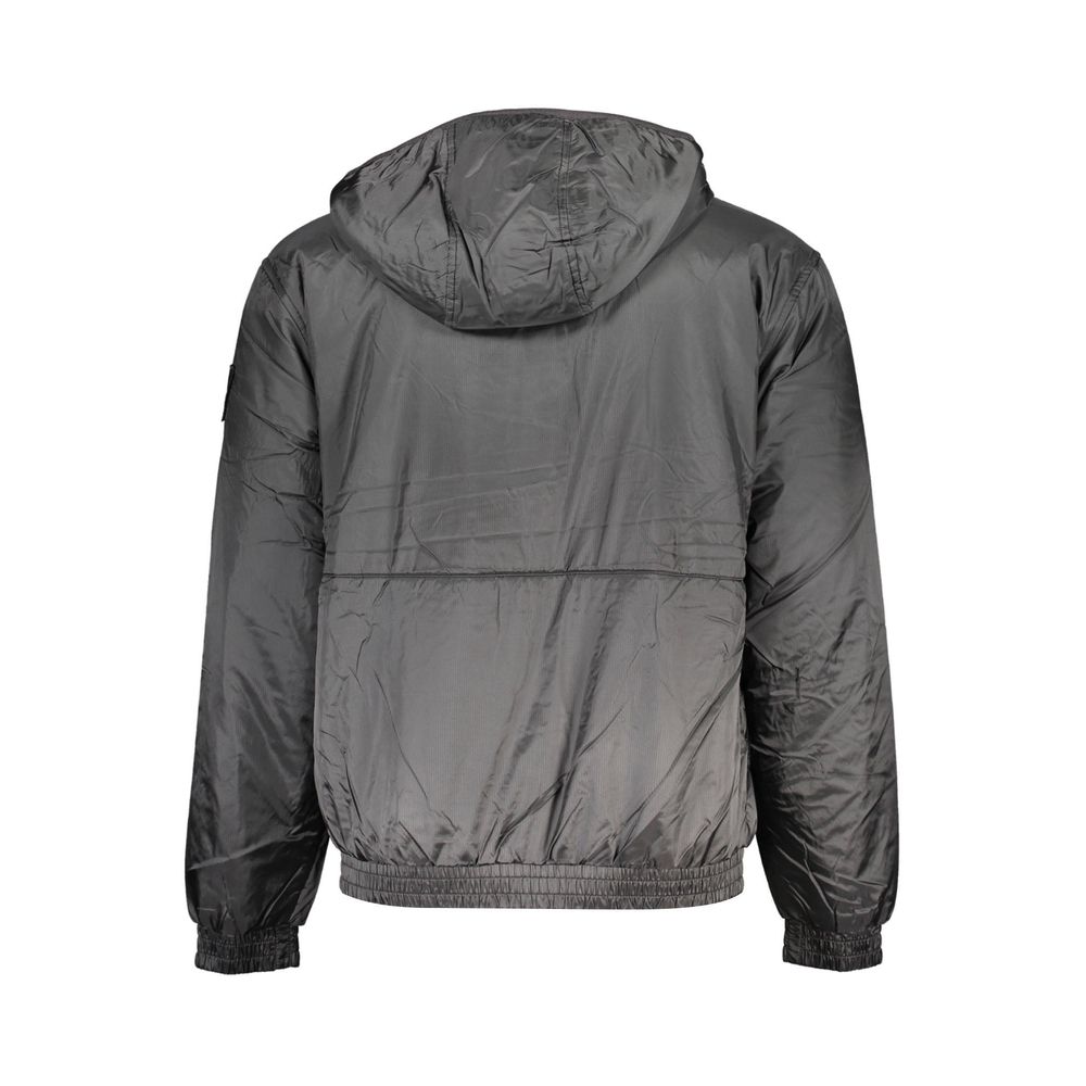Chaqueta de poliéster reciclado negra de Calvin Klein para hombre