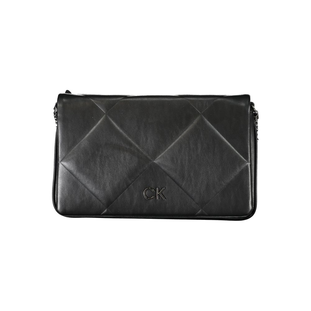 Bolso de mano de poliéster negro de Calvin Klein