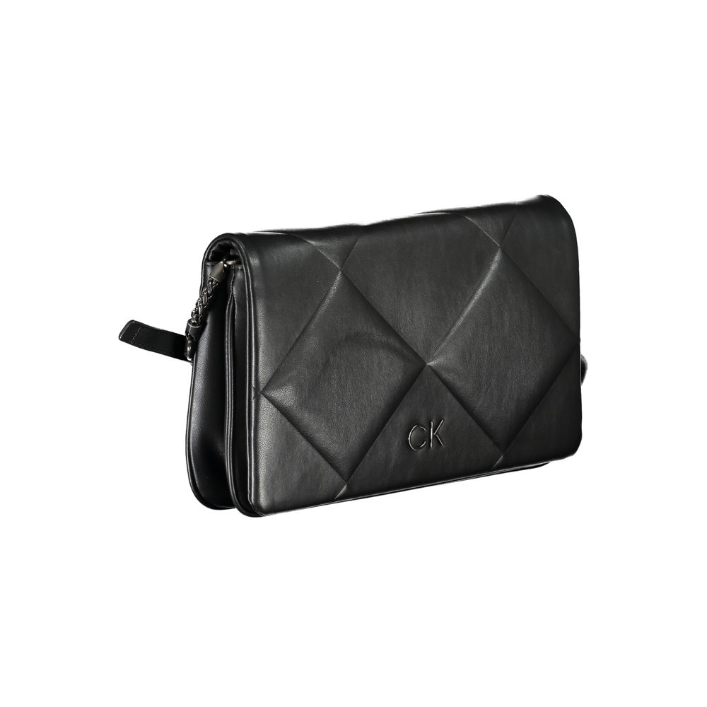 Bolso de mano de poliéster negro de Calvin Klein