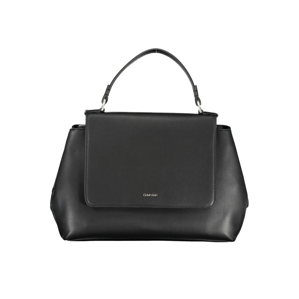 Bolso de mano de poliéster negro de Calvin Klein