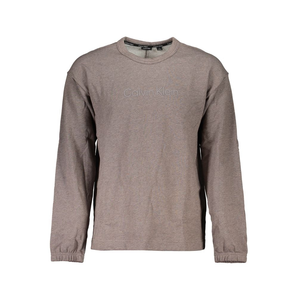 Suéter de algodón marrón de Calvin Klein para hombre
