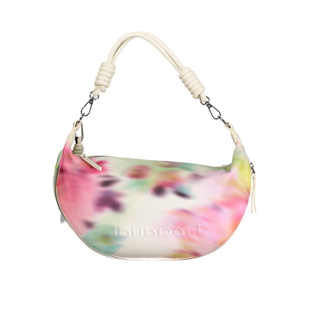 Bolso de mano para mujer Desigual de polietileno blanco