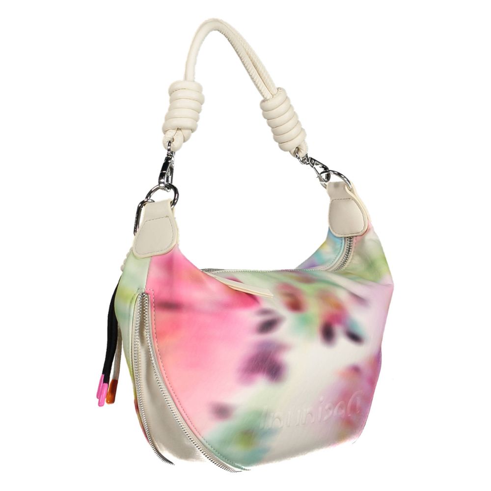 Bolso de mano para mujer Desigual de polietileno blanco