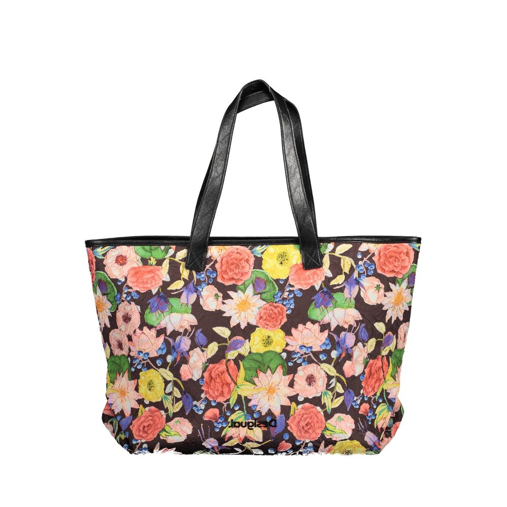Bolso de mano Desigual de polietileno negro para mujer