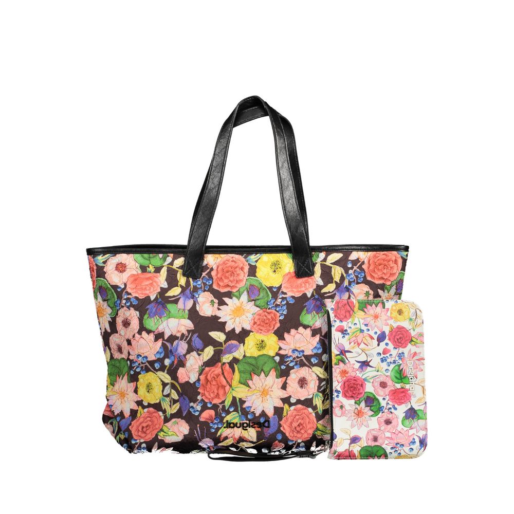 Bolso de mano Desigual de polietileno negro para mujer