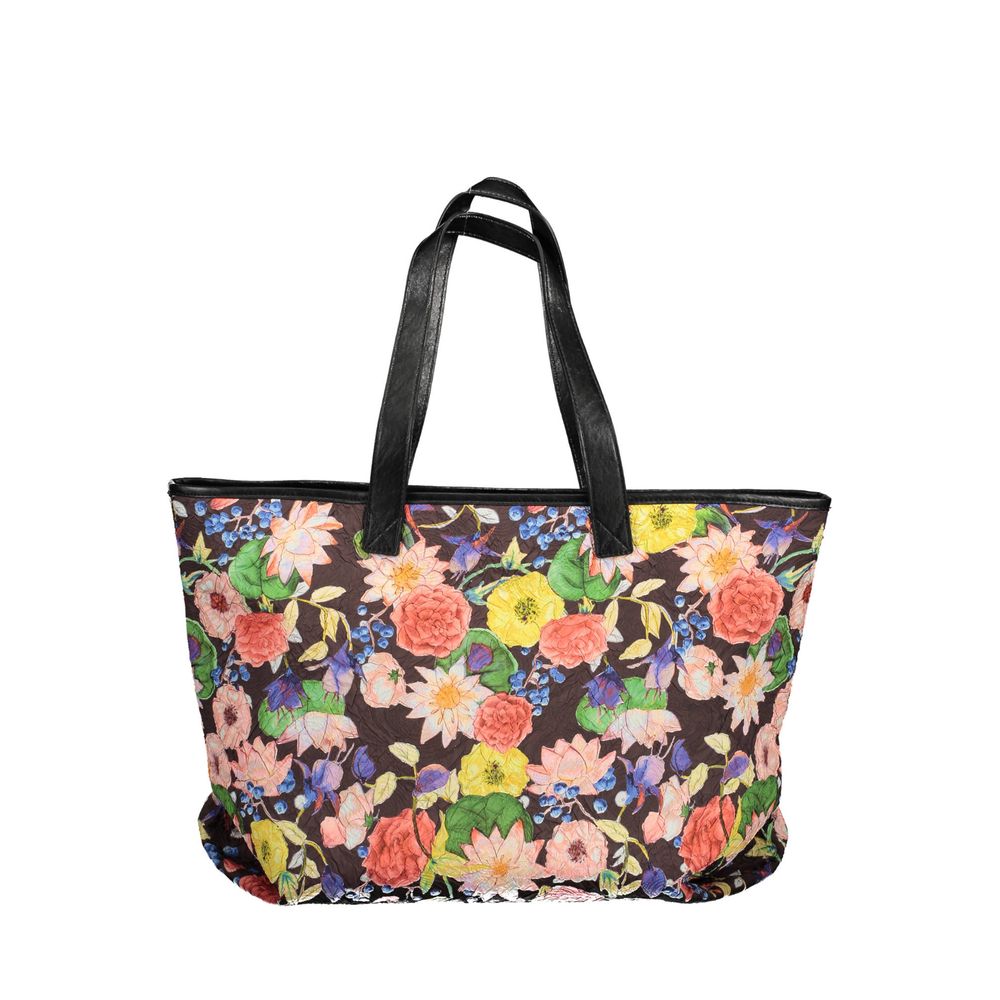 Bolso de mano Desigual de polietileno negro para mujer