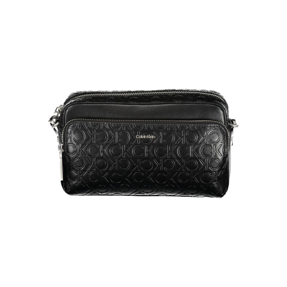 Bolso de mano de poliéster negro de Calvin Klein