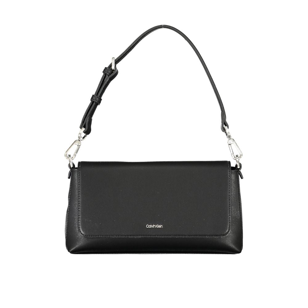 Bolso de mano de poliéster negro de Calvin Klein