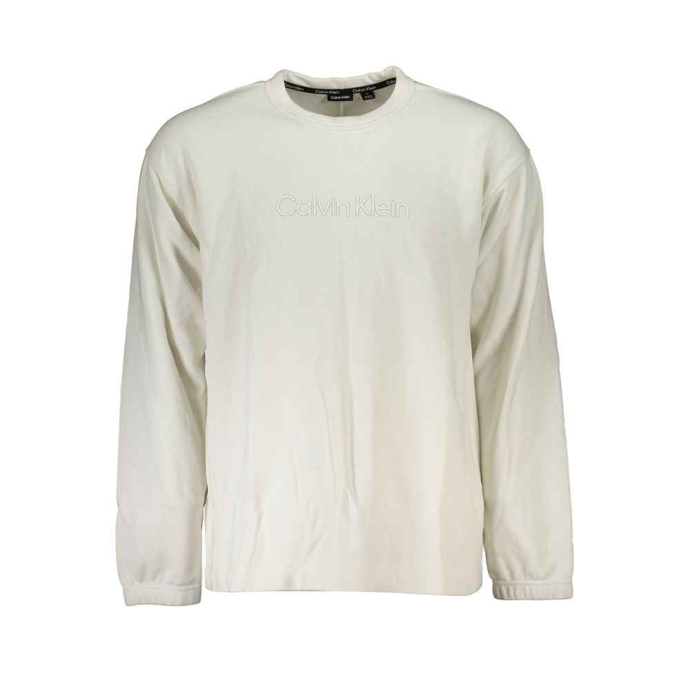 Suéter de algodón blanco de Calvin Klein para hombre