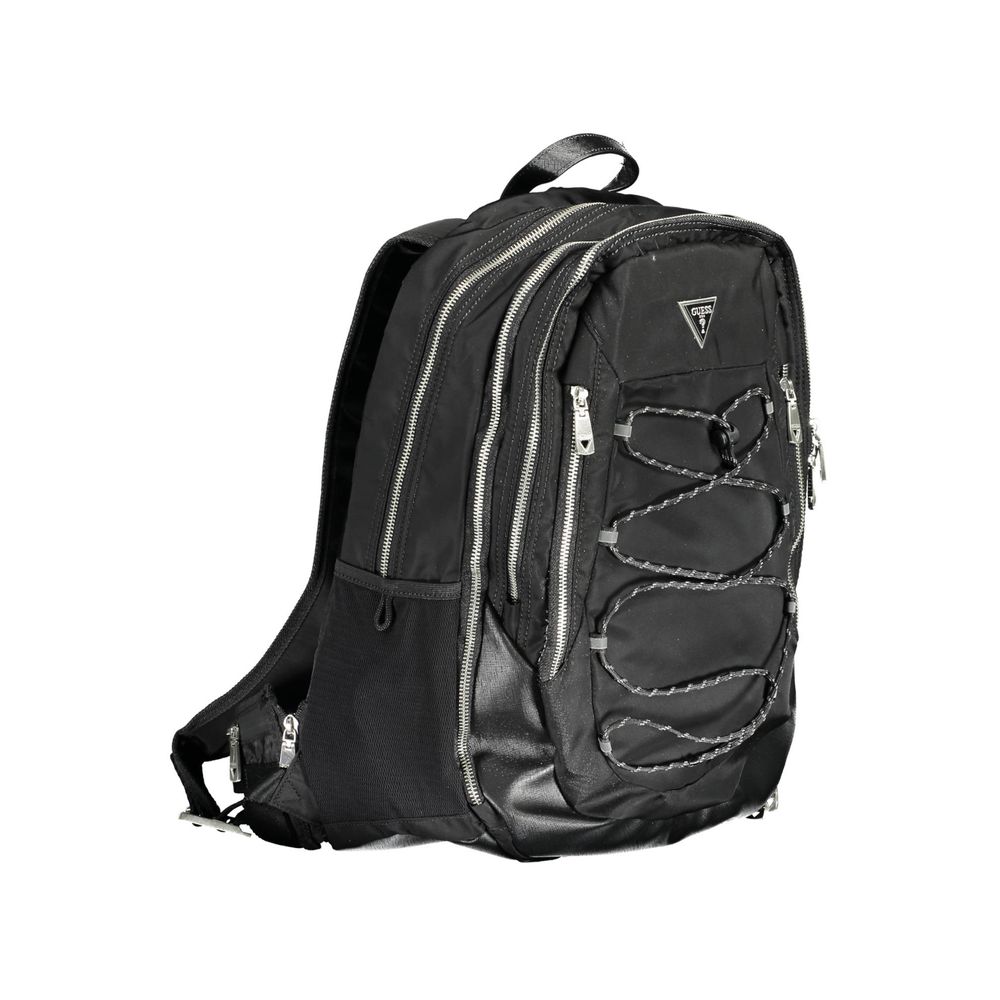 Mochila Guess Jeans de poliamida negra para hombre