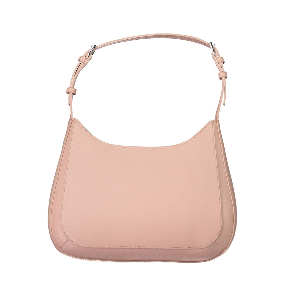 Bolso de mano de poliéster rosa de Calvin Klein