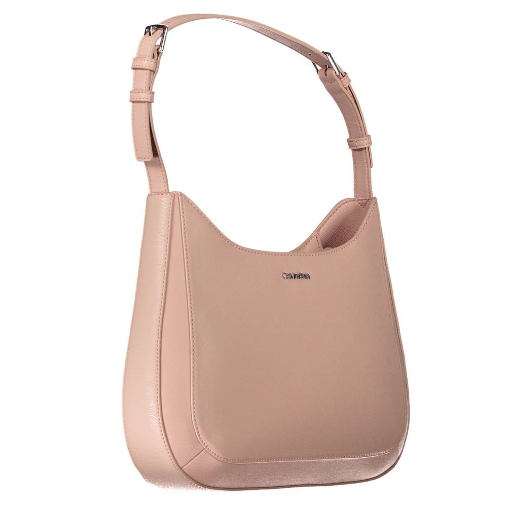 Bolso de mano de poliéster rosa de Calvin Klein