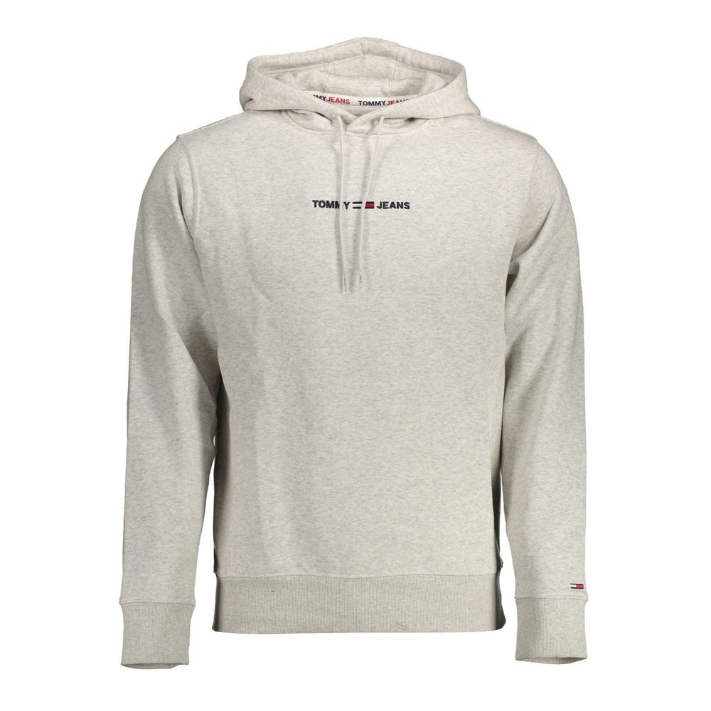 Suéter Tommy Hilfiger de algodón gris para hombre