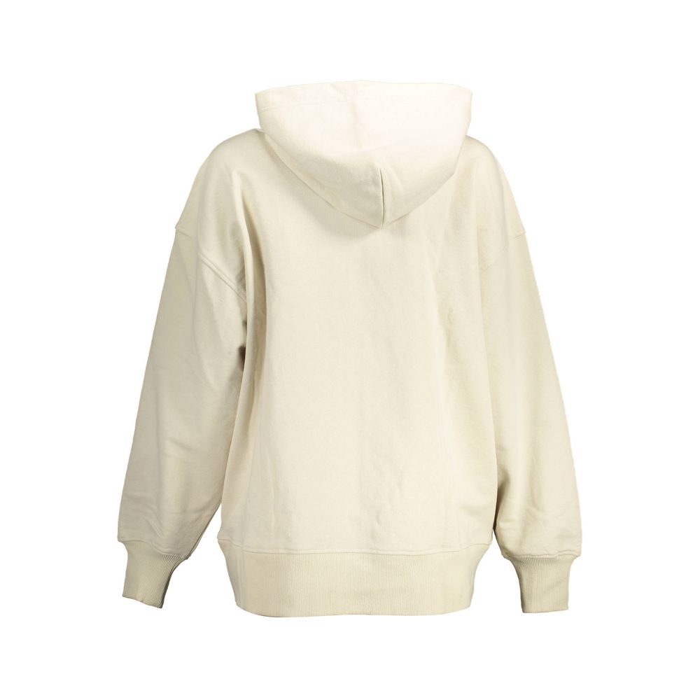 Suéter de algodón beige de Calvin Klein para mujer