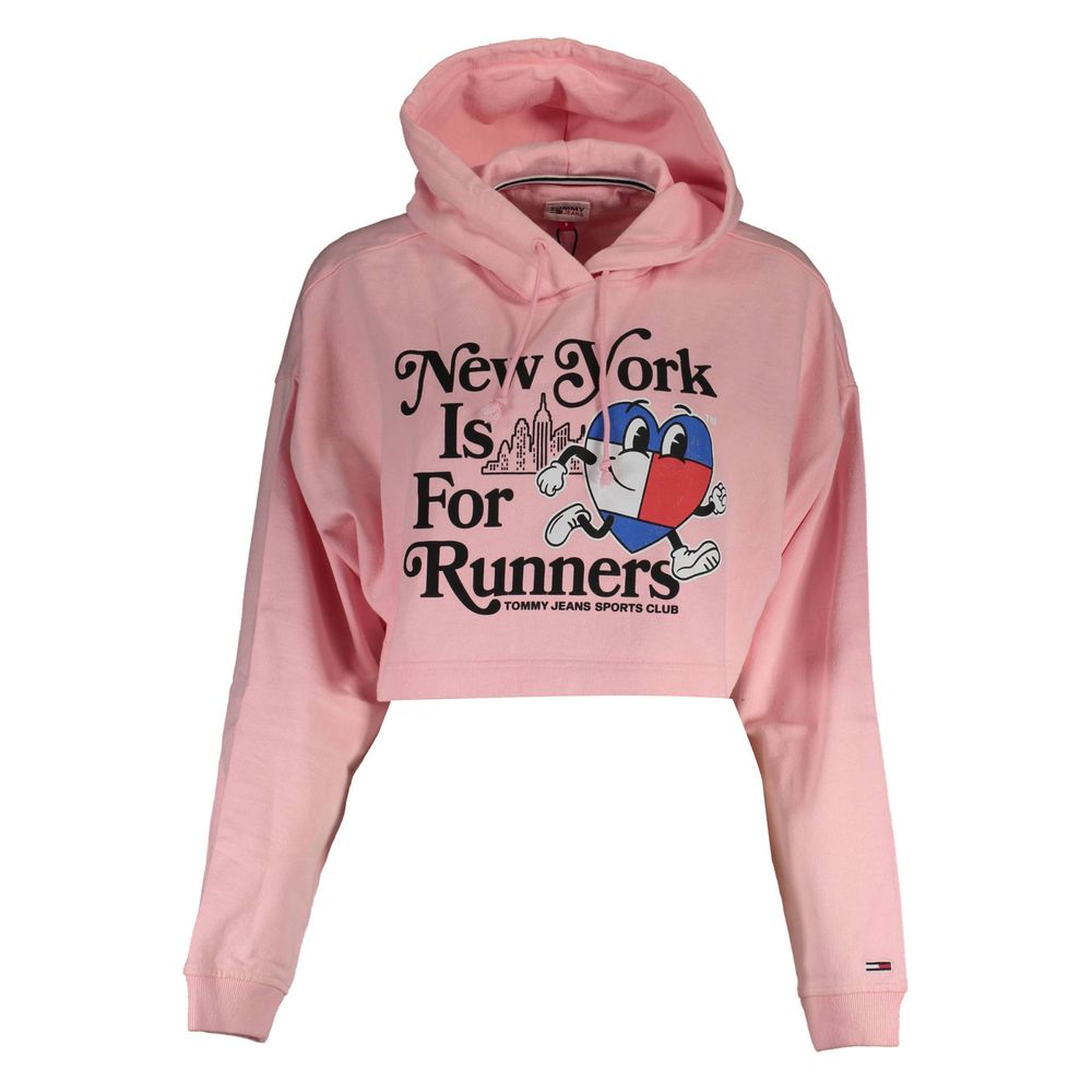 Suéter de algodón rosa para mujer de Tommy Hilfiger