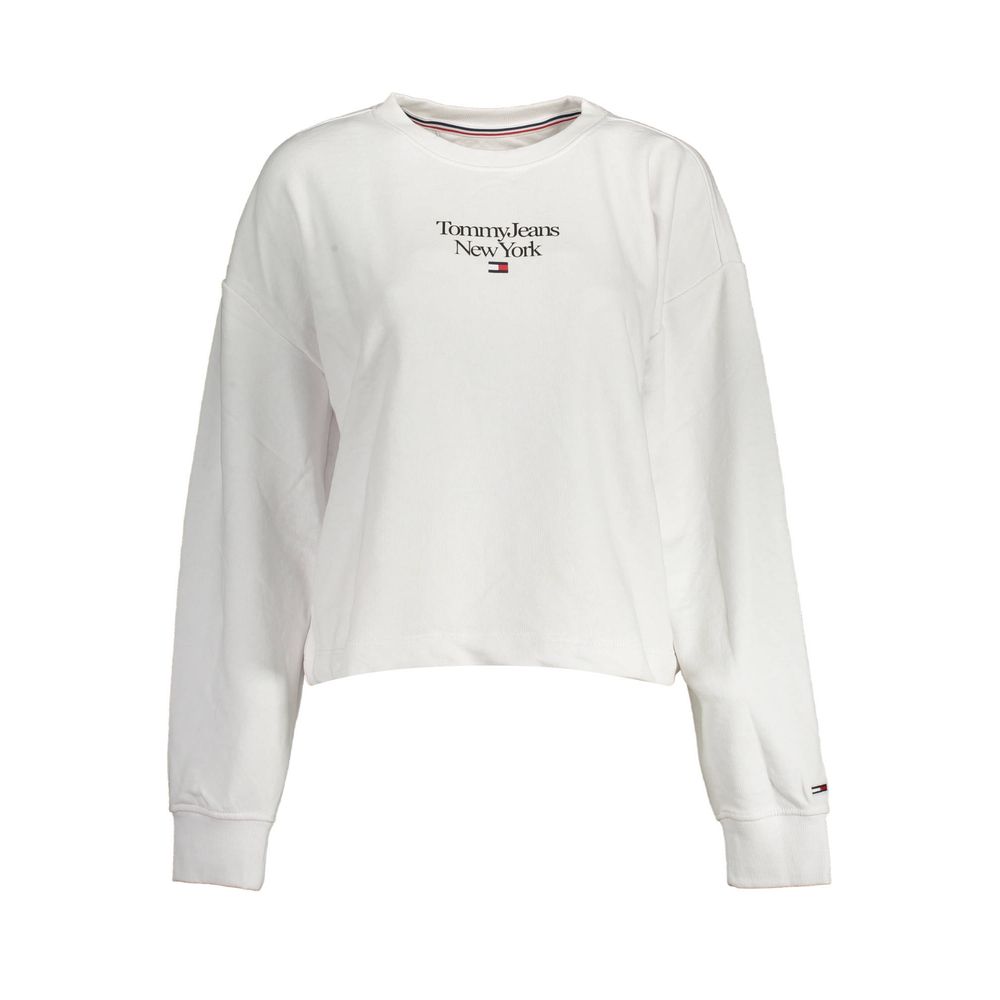 Suéter Tommy Hilfiger de algodón blanco para mujer